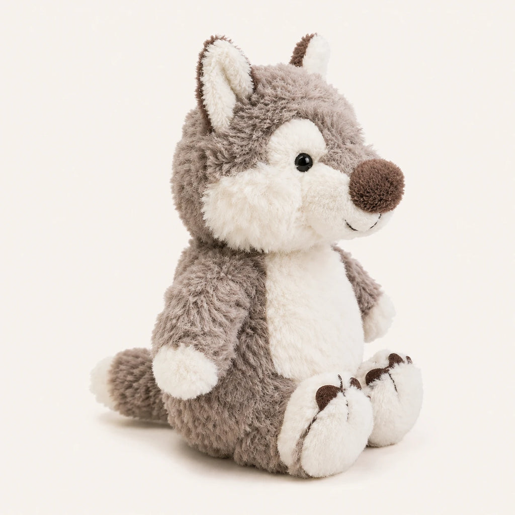 Peluche loup Royaume Peluche - vue latérale