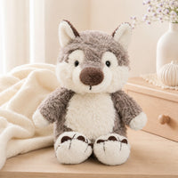 Peluche loup Royaume Peluche - mise en situation