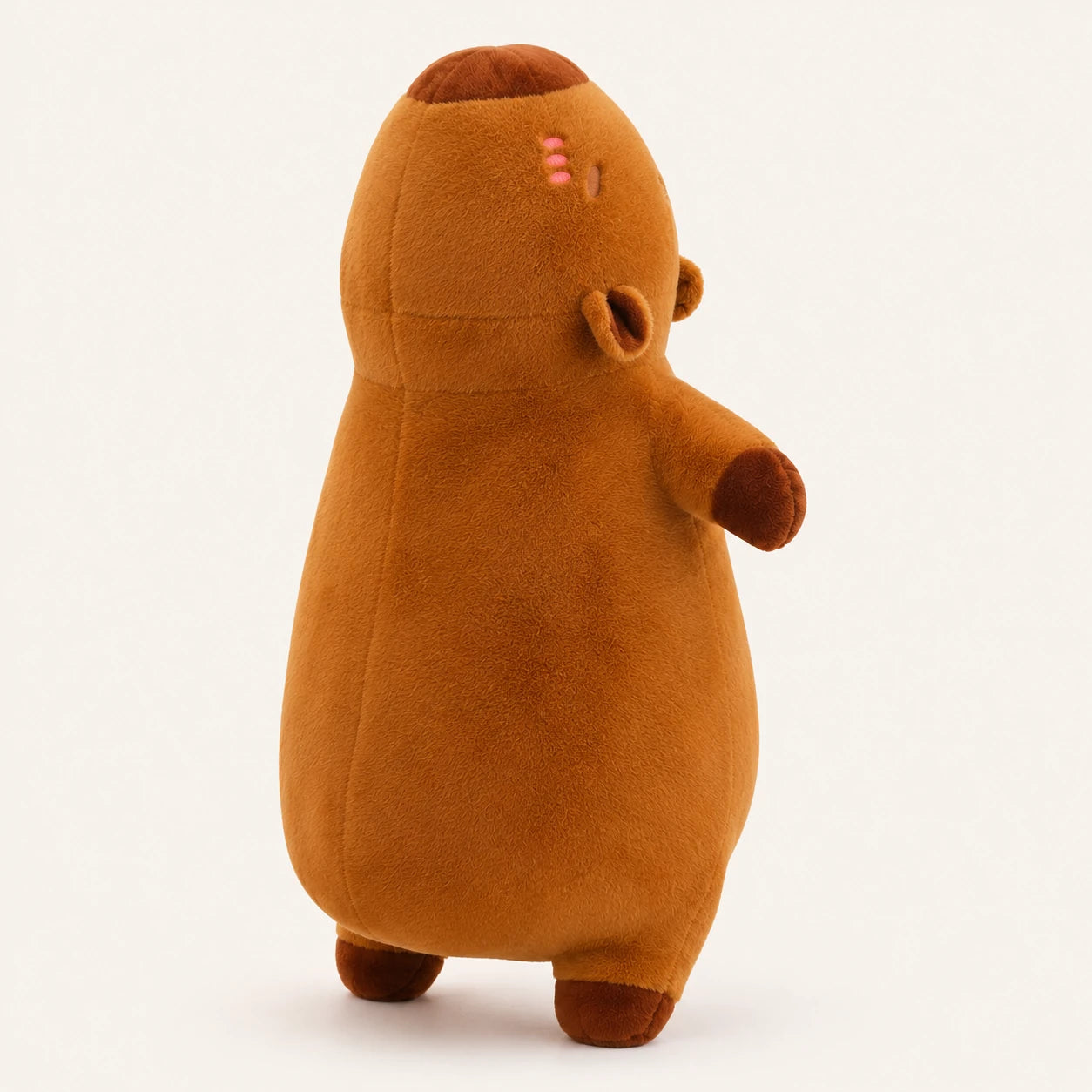 Peluche capybara Royaume Peluche - vue latérale