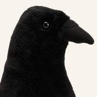 Peluche corbeau Royaume Peluche - détail