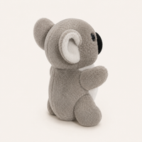 Marionnette koala gris vue de profil