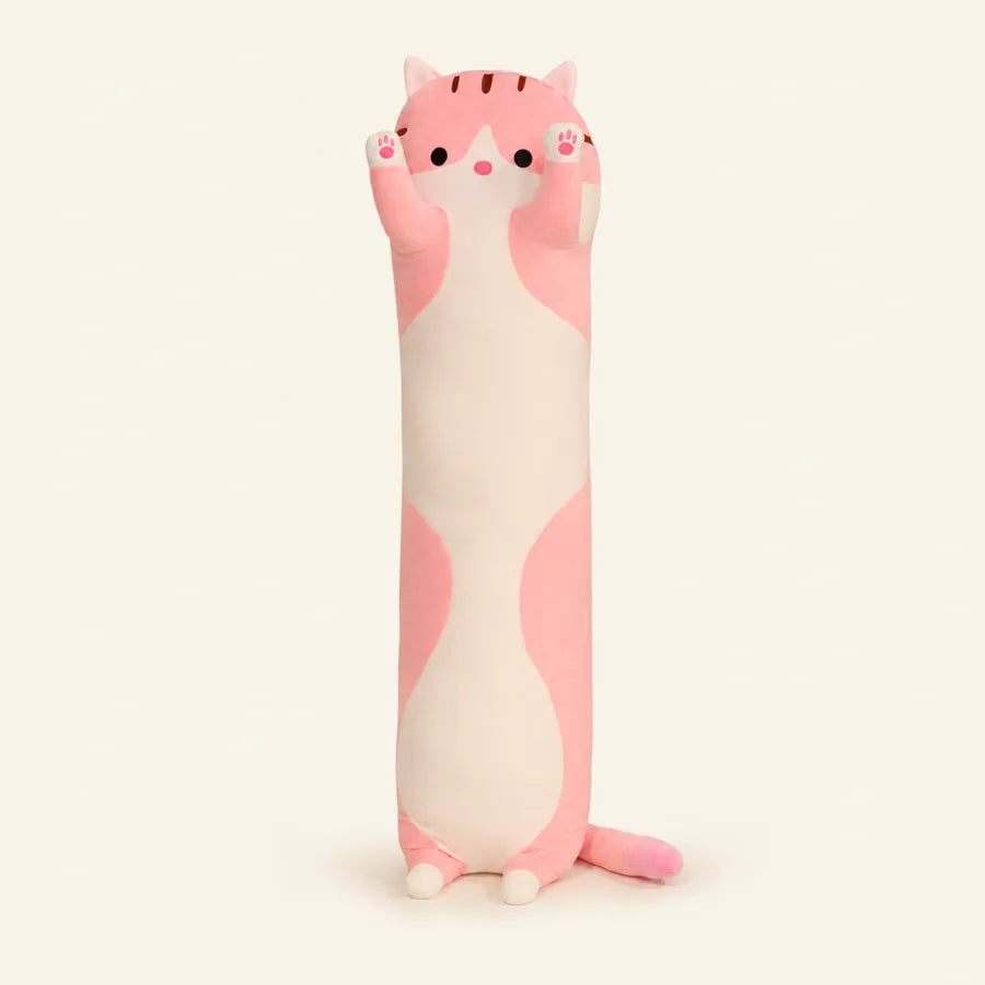 Peluche Chat Rose