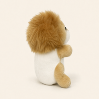 Marionnette à doigt peluche lion, autre angle