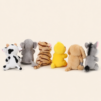 Set de marionnettes à doigt peluche vu de dos
