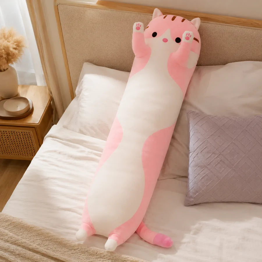 Peluche Chat Rose