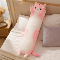Peluche Chat Rose