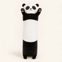 Coussin peluche panda debout, vue de face