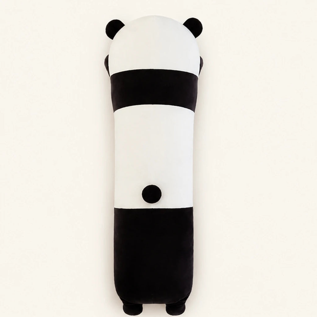 Coussin peluche panda, vue de dos