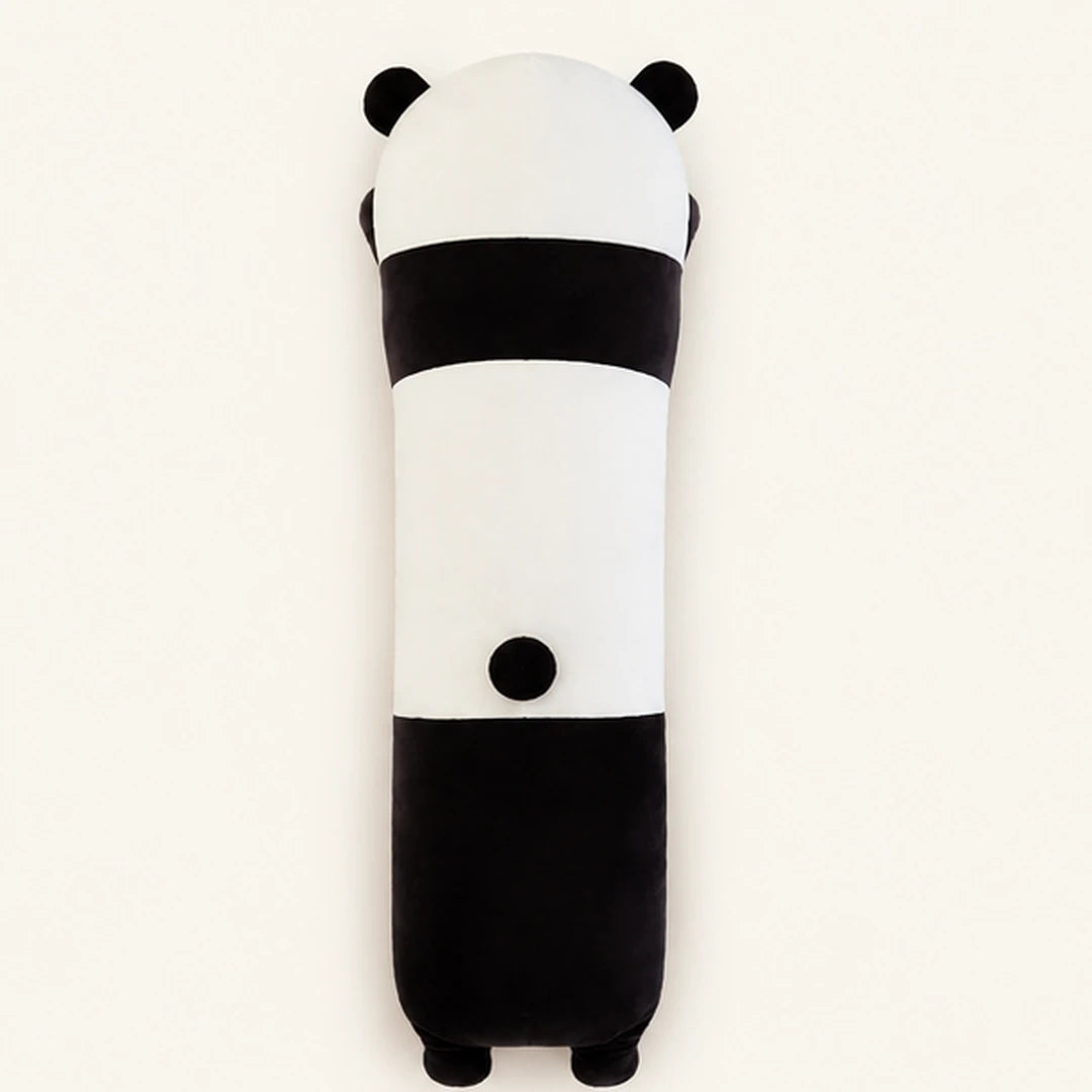 Coussin peluche panda, vue de dos