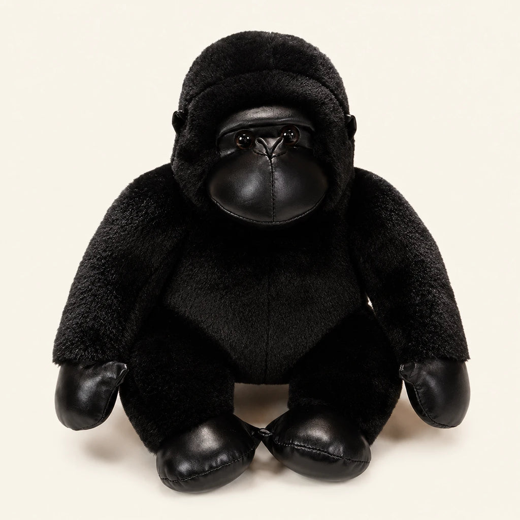 Peluche gorille assise, vue de face