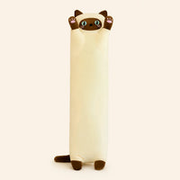 Coussin peluche chat jaune principale