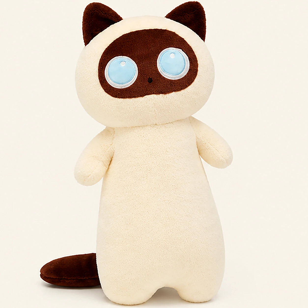 Peluche coussin chat 55 cm vue de face