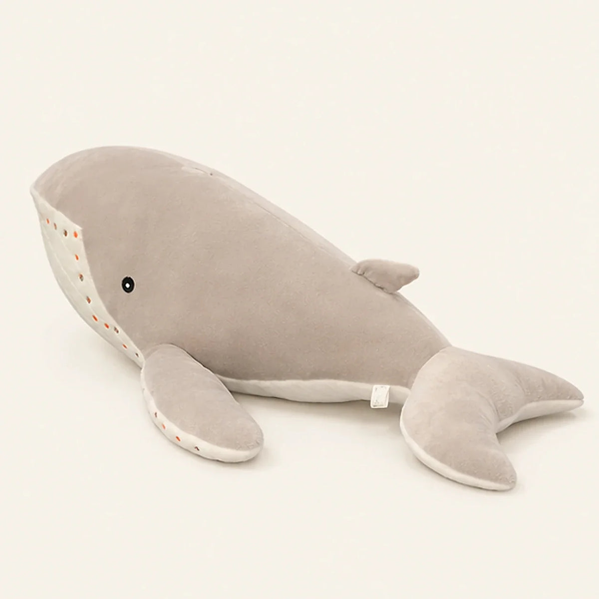 Peluche baleine grise - autre angle