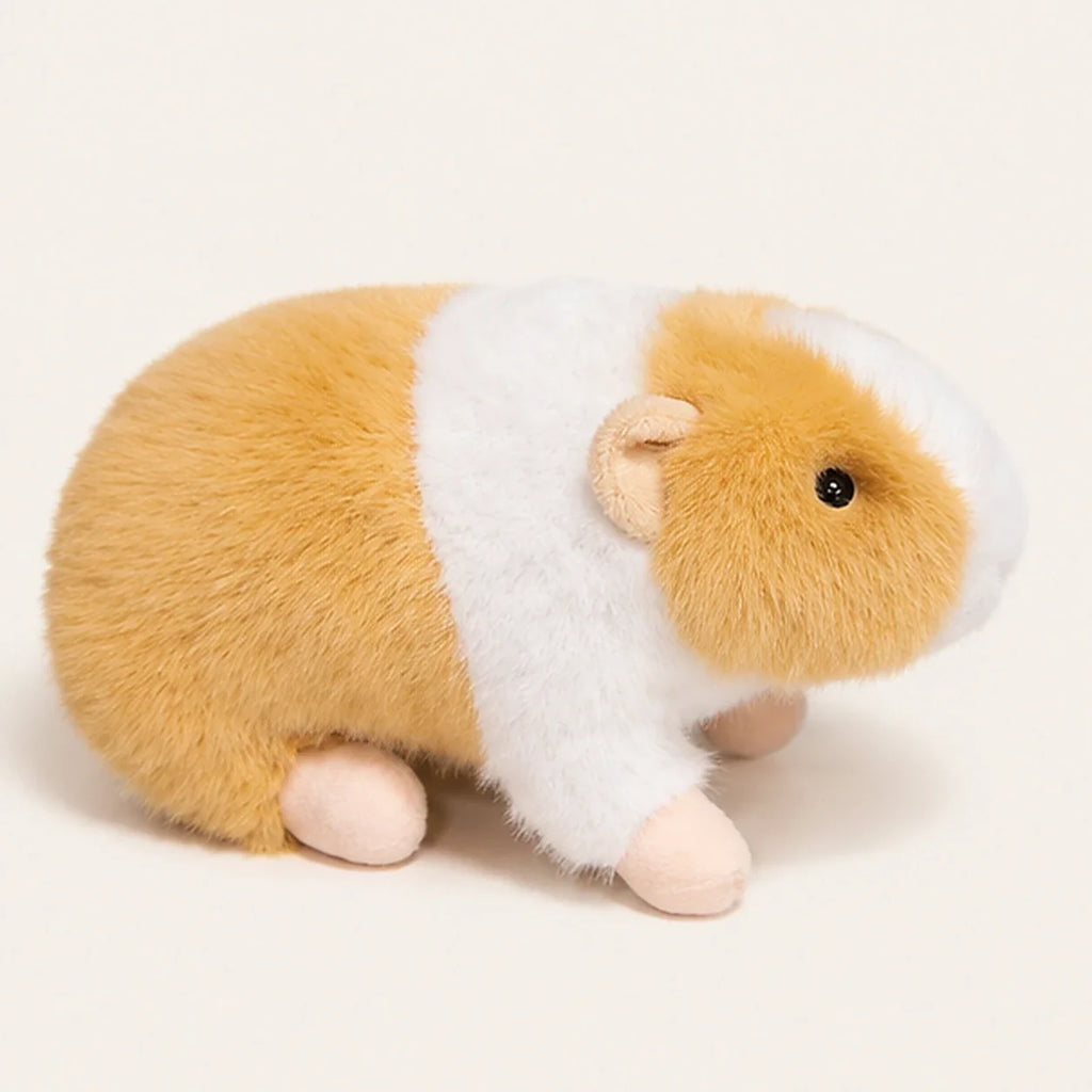 Peluche cochon d'Inde jaune blanc - autre angle