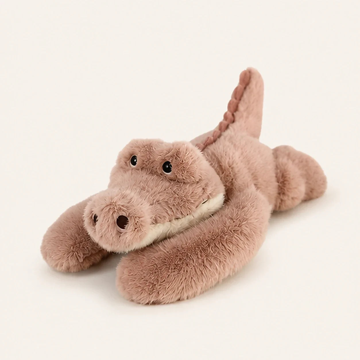 Peluche crocodile rose lestée 65 cm - vue principale