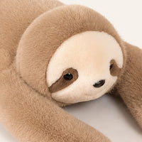 Peluche paresseux lestée 65 cm - détail doux