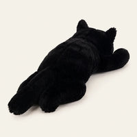 Peluche chat lestée 65 cm - autre angle