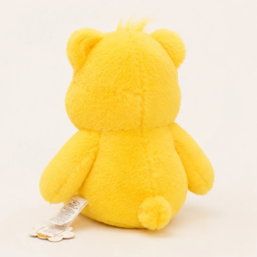Peluche ours sunny jaune 33 cm - autre angle