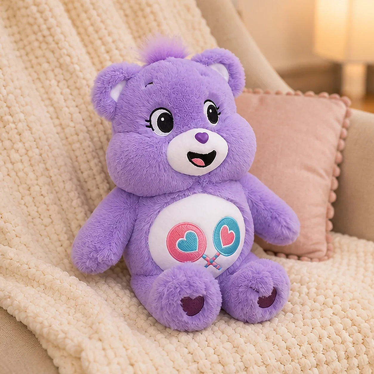 Peluche ours share bear 33 cm - mise en situation