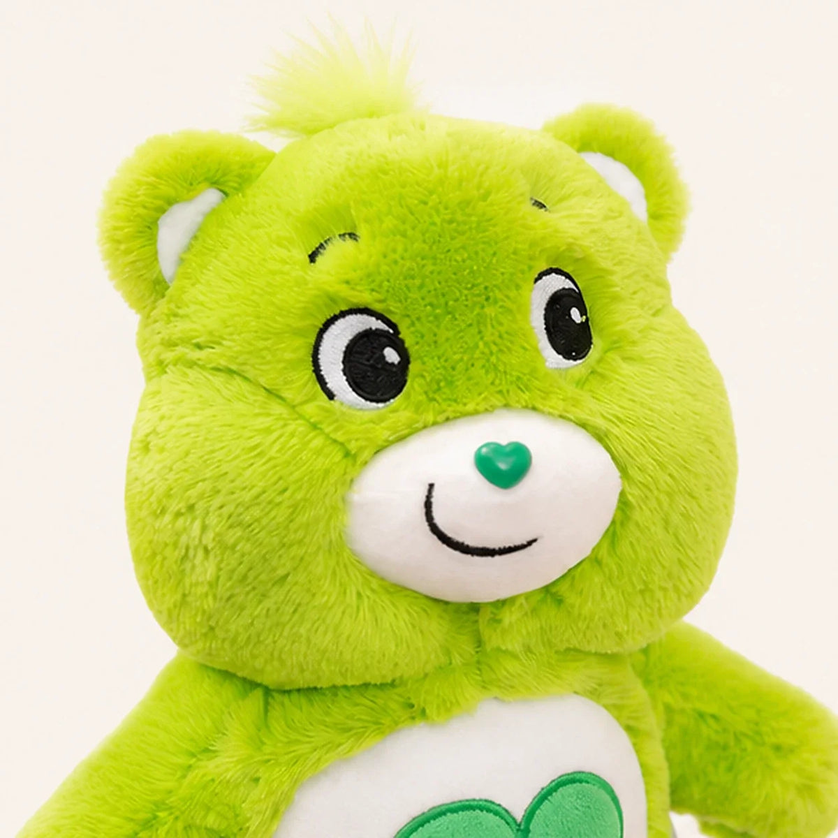 Peluche ours lucky bear 33 cm - détail visage