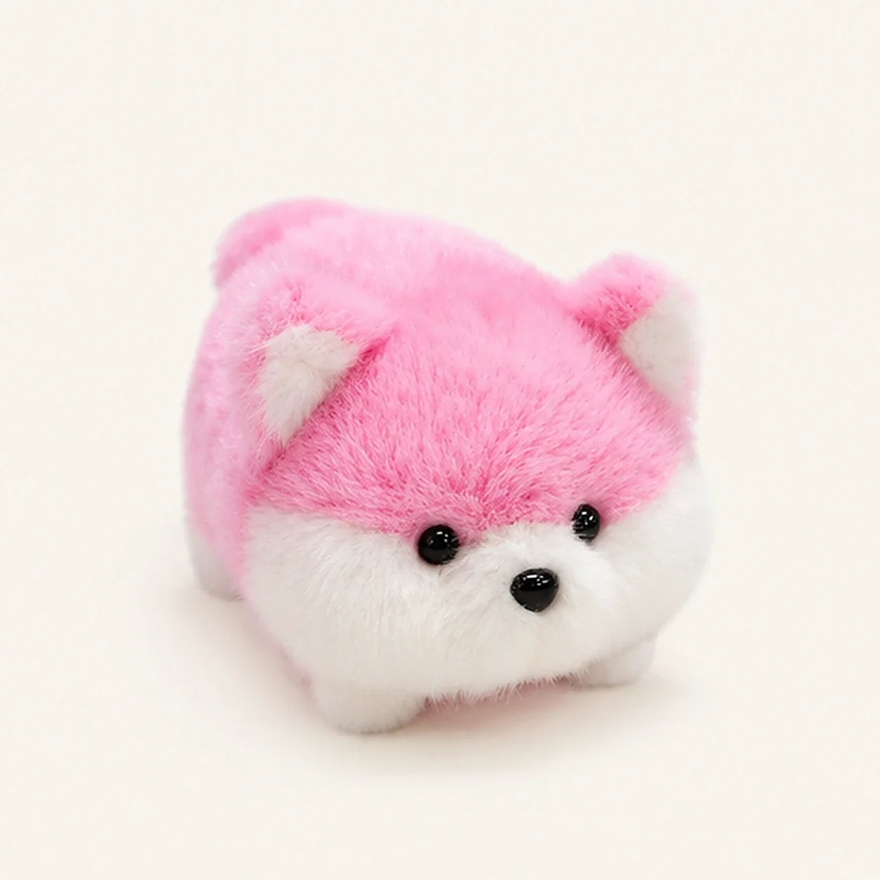 Peluche renard rose 16 cm - photo principale