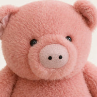 Peluche cochon 20-23 cm - détail visage