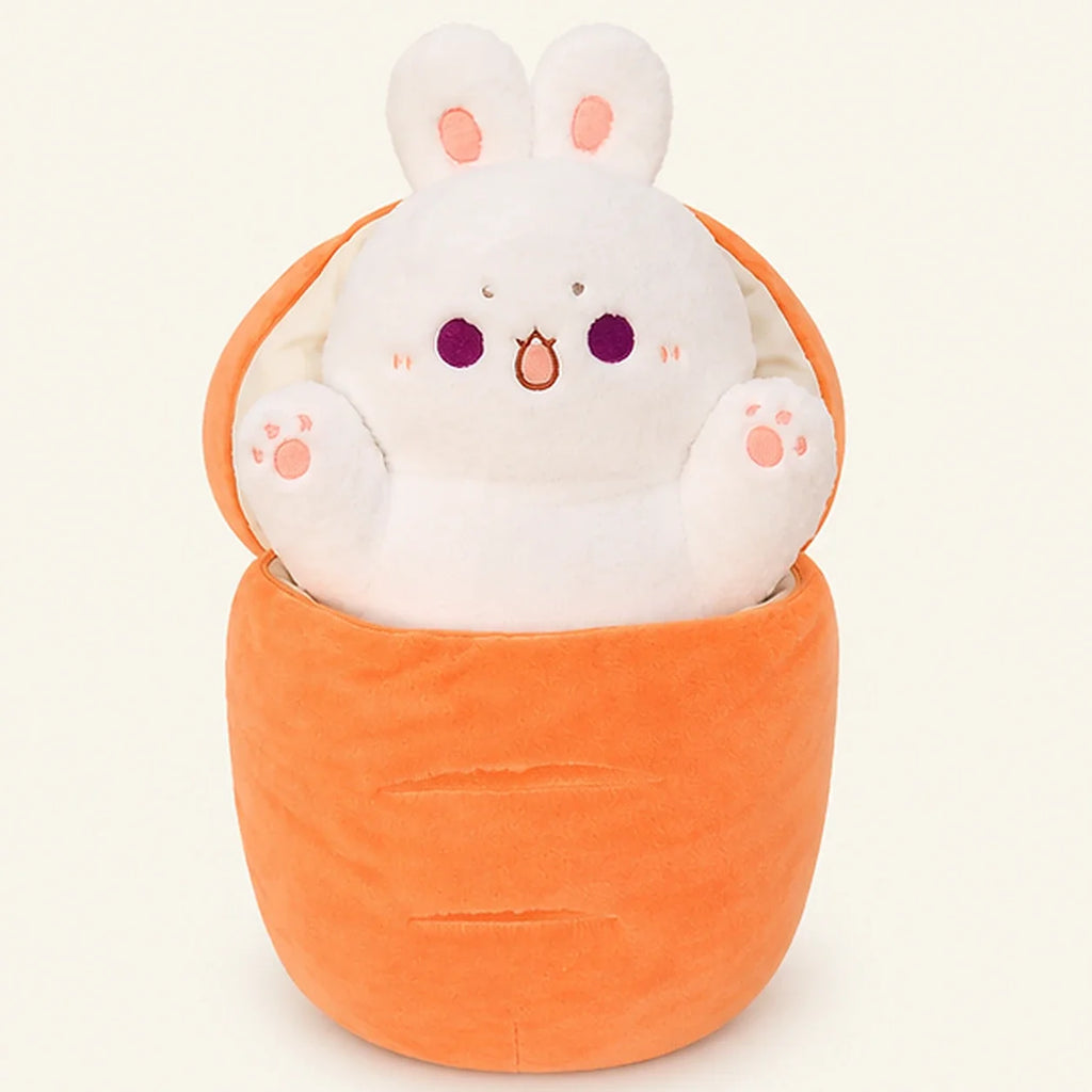 Peluche carotte lapin 30-80 cm - photo principale