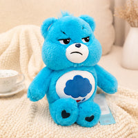 Peluche ours bleu 33 cm - mise en situation