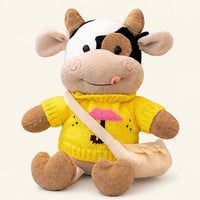 Peluche vache style 6 30 cm - photo principale
