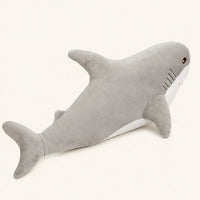 Peluche requin gris clair 30-140 cm - autre angle