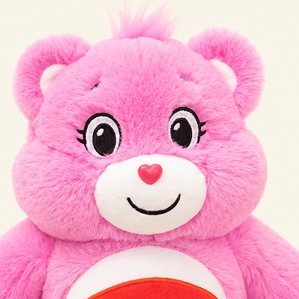 Peluche ours happy bear 33 cm - détail texture