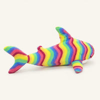 Peluche requin rayé 30-140 cm - autre angle