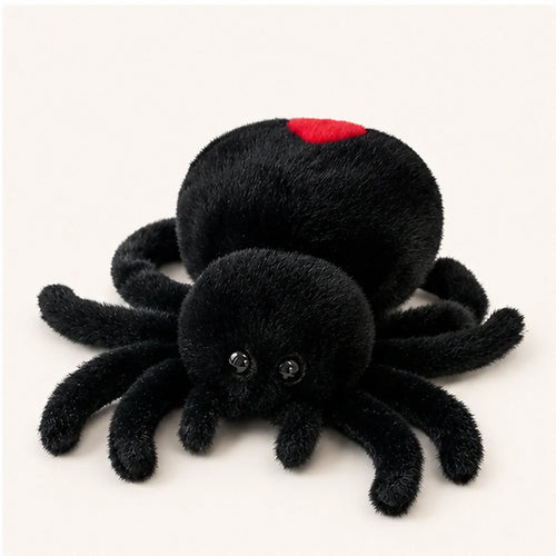 Peluche araignée noire - photo principale