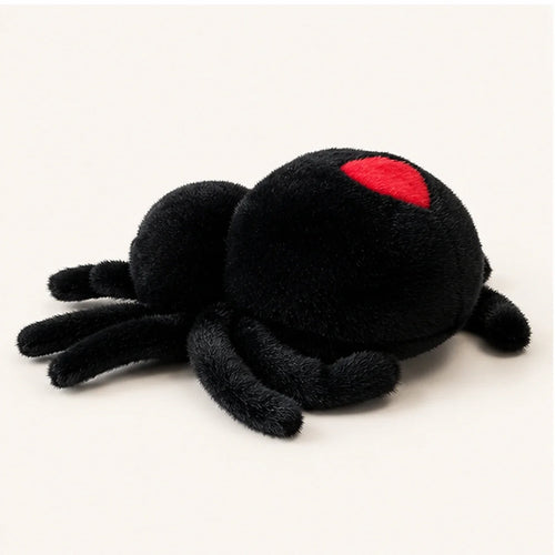 Peluche araignée noire - autre angle