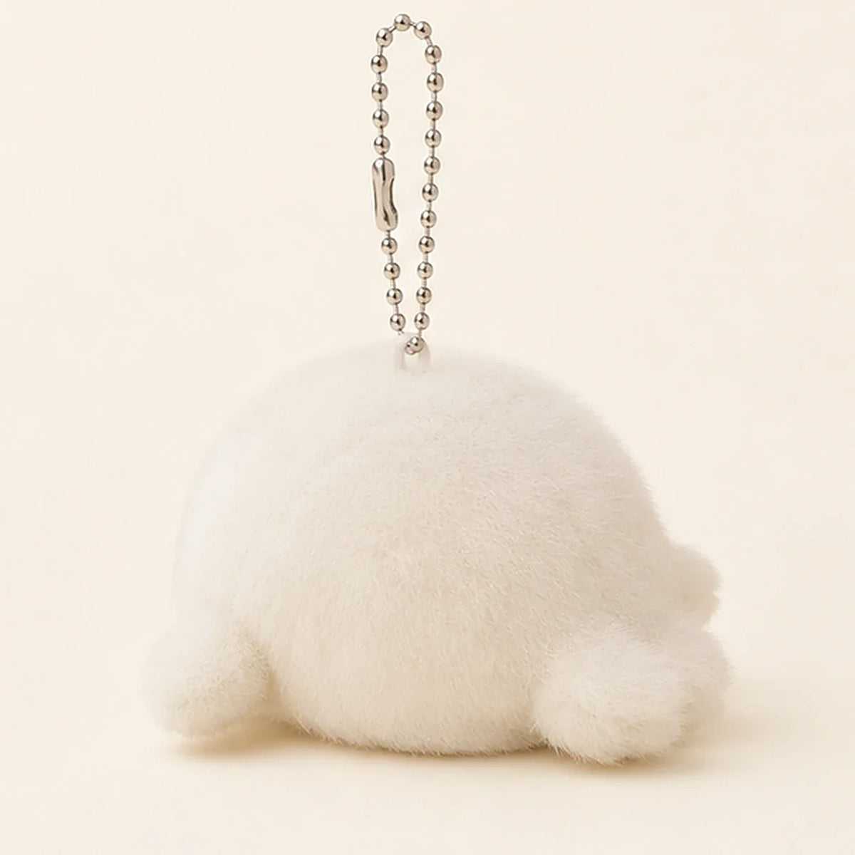 Peluche phoque porte-clé blanche - autre angle