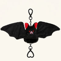 Peluche chauve-souris gothique porte-clé - photo principale