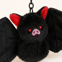 Peluche chauve-souris gothique porte-clé - détail