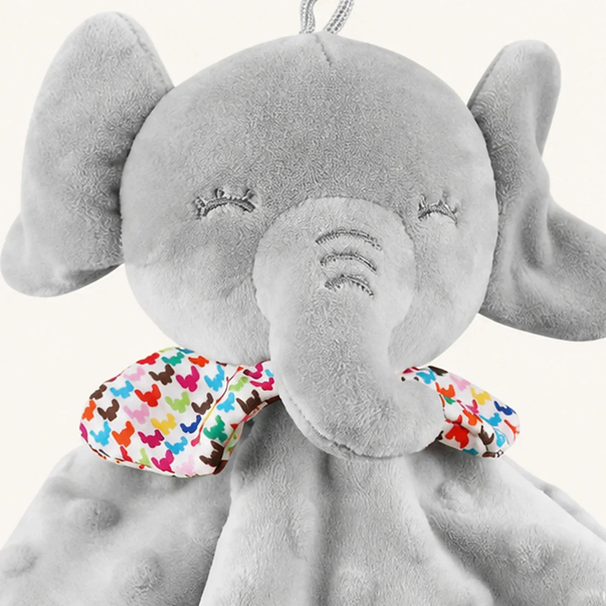 Doudou éléphant bébé - détail