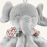 Doudou éléphant bébé - détail
