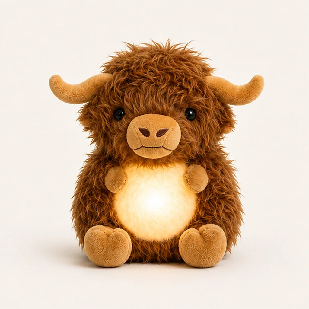 Peluche vache Highland veilleuse - photo principale
