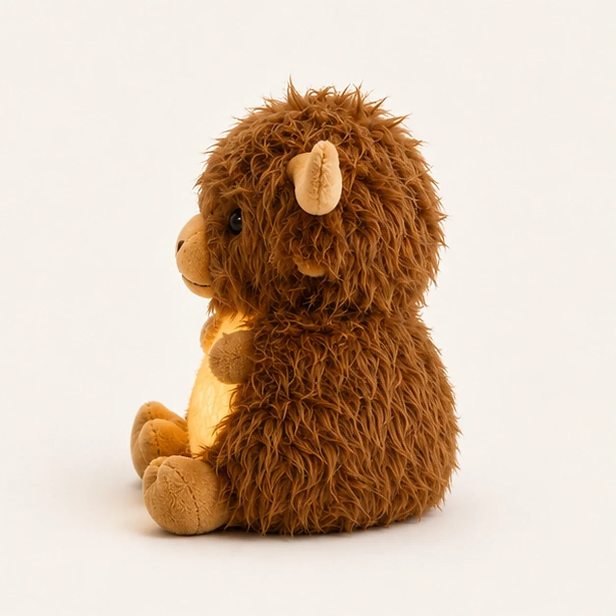 Peluche vache Highland veilleuse - autre angle