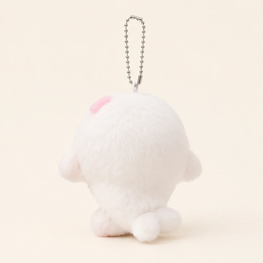 Peluche phoque porte-clé avec nœud - autre angle