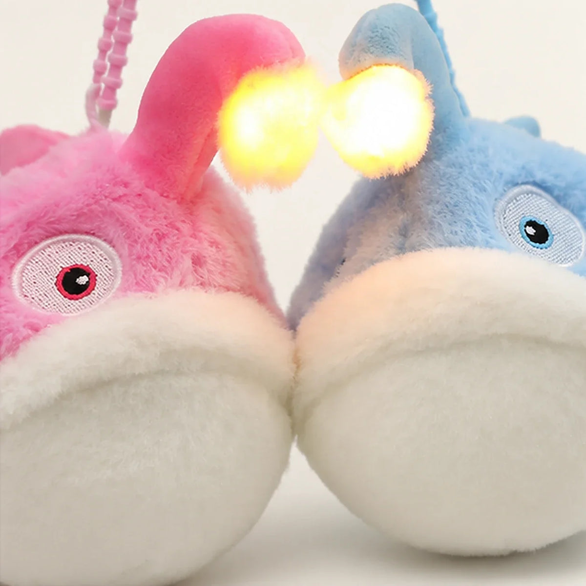 Peluche poisson lumineuse - détail