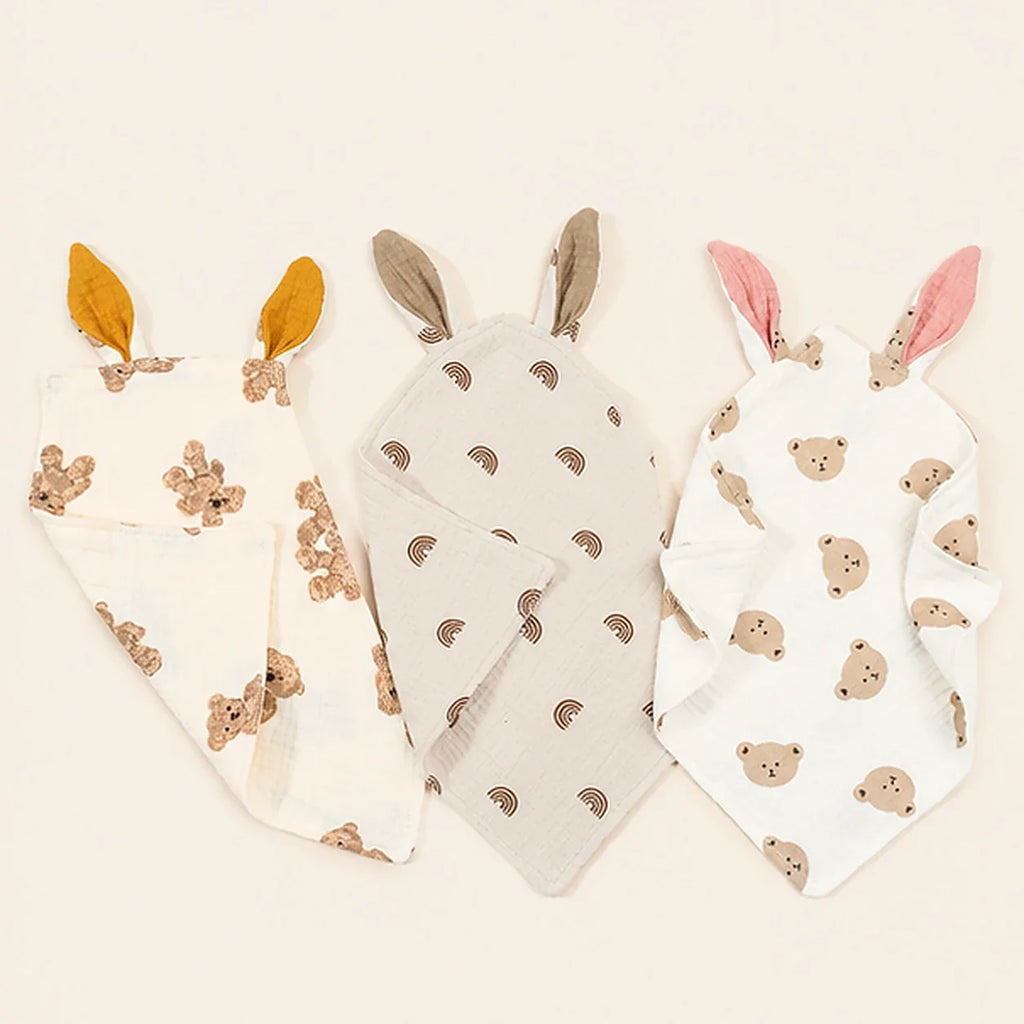 Doudou bébé oreilles de lapin - photo principale