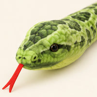 Très grande peluche serpent - détail