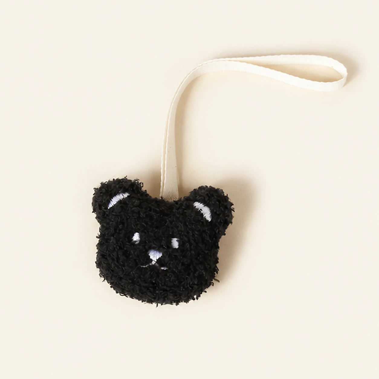 Attache-tétine doudou ours noir — vue principale