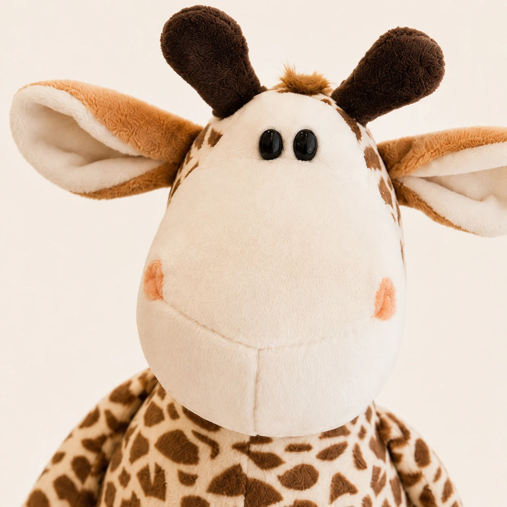 Peluche girafe Royaume Peluche - détail visage