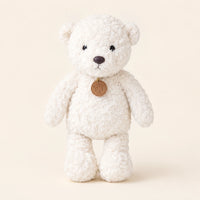 Peluche ours blanc longues pattes 35 cm, vue principale