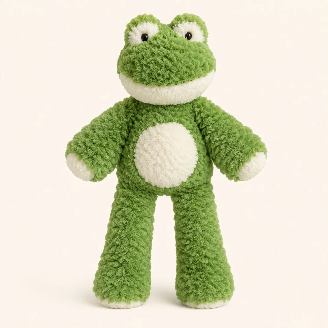 Peluche grenouille longues pattes 35 cm, vue principale