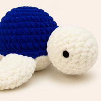 Tortue de mer au crochet, détail de la texture
